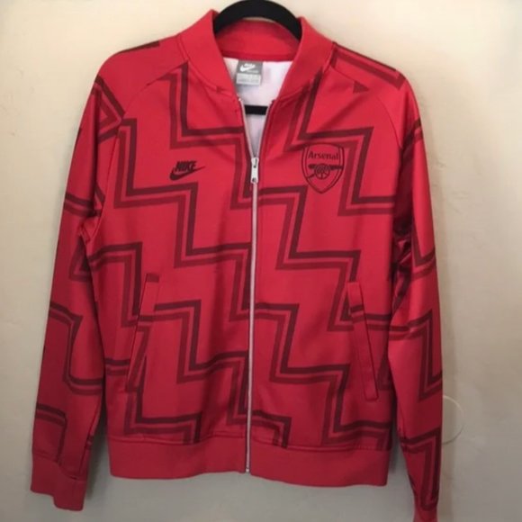 Nike Other - Nike Arsenal Red Bomber Jacket